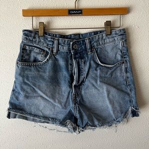 Denim High Waisted Shorts